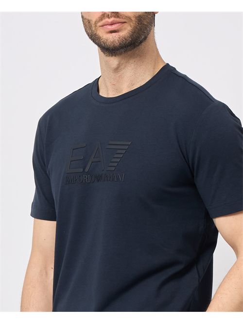 T-shirt girocollo EA7 in cotone EMPORIO ARMANI EA7 | 7M000225-AF10373UB102